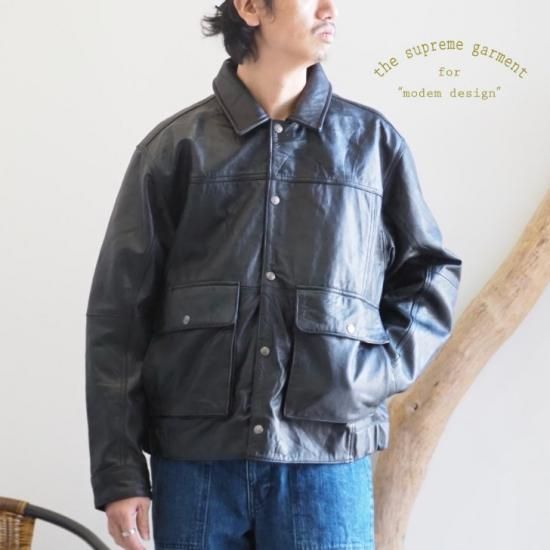 再入荷】【USEDレザーを解体し再構築したフライトジャケット】modem design(モデムデザイン)/Reproduct Leather  Flight Jacket/レザー/フライトジャケット/ - andraff［アンドラフ］公式ホームページ