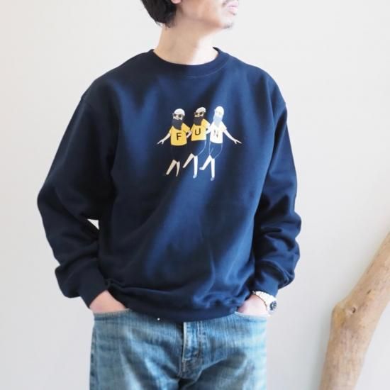 3ͤΥ󤬳ڤ٤͵꡼modem design(ǥǥ)/ORIJINAL OJI SWEAT/å/