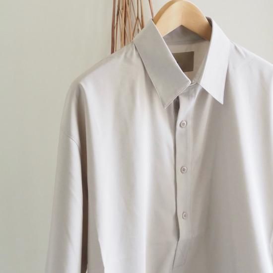 新品 quolt クオルト WIND プルオーバーシャツ Oatmeal-L - メルカリ