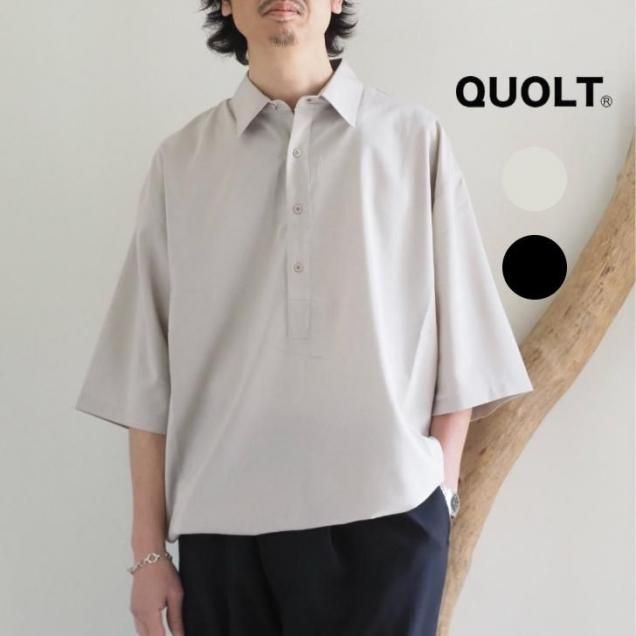 <img class='new_mark_img1' src='https://img.shop-pro.jp/img/new/icons14.gif' style='border:none;display:inline;margin:0px;padding:0px;width:auto;' />ôΤ뤵ȤϤѤץ륪Сquoltʥȡ/WIND SHIRTS//˥å//OATMEAL/BLACK25ss