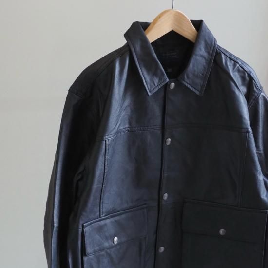 古着レザーを解体し再構築したフライトジャケット】modem design