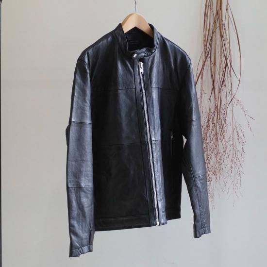 古着レザーを解体し再構築したライダースジャケット】modem design