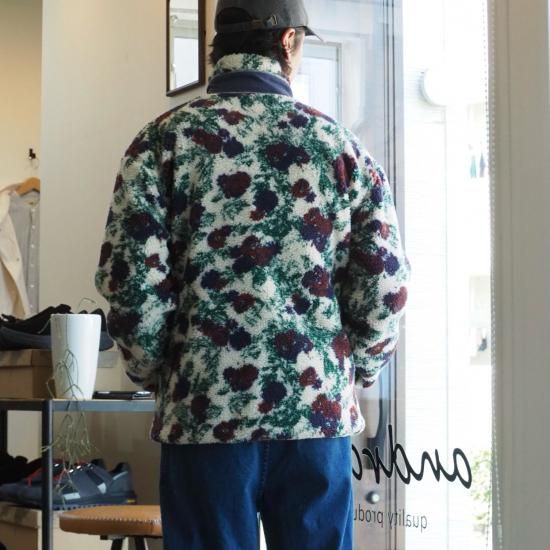 インパクトある花柄ボアジャケット】modem design(モデムデザイン
