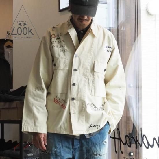 40年代US Army M-43 HBT Jacketをベースに】THRFTY LOOK(スリフ