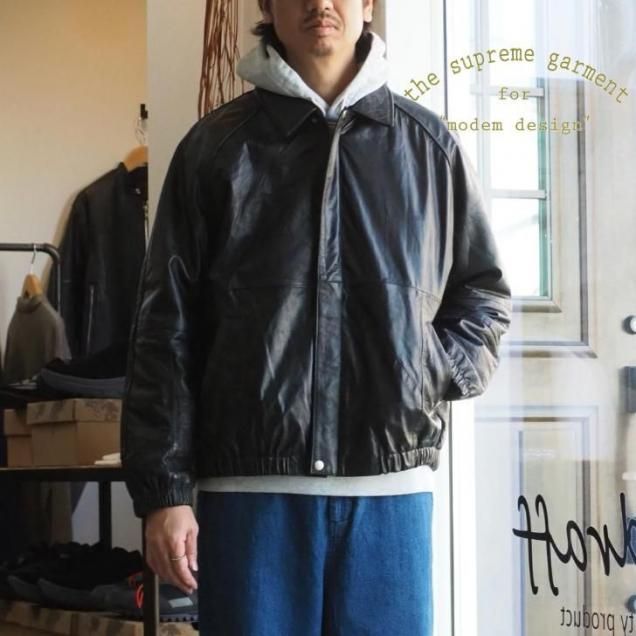 <img class='new_mark_img1' src='https://img.shop-pro.jp/img/new/icons14.gif' style='border:none;display:inline;margin:0px;padding:0px;width:auto;' />ڸ쥶Τƹۤɥꥺ顼㥱åȡmodem design(ǥǥ)/LEATHER DRIZZLER JKT /쥶/ɥꥺ顼㥱å