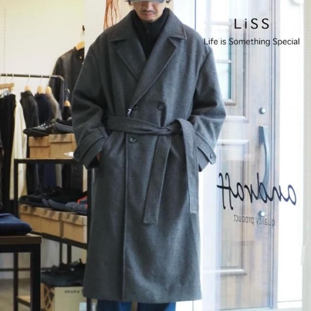 <img class='new_mark_img1' src='https://img.shop-pro.jp/img/new/icons14.gif' style='border:none;display:inline;margin:0px;padding:0px;width:auto;' />ڽ̴Τ륦饤󥰥ȡLissʥꥹ/WOOL LIKE LONG COAT/CHARCOAL