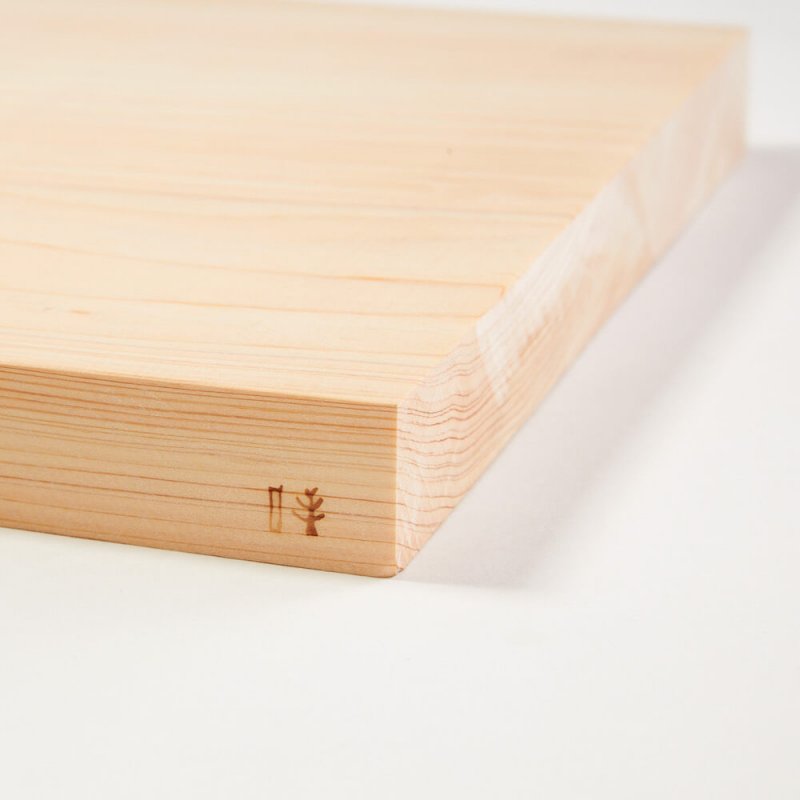 土日限定価格❣️国産檜無垢一枚板 つけ台兼まな板 - キッチン用品
