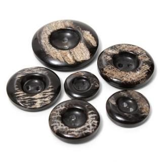 希少✨アンティーク水牛ボタン6コ〈ミタケボタン〉 水牛ボタン - MITAKE BUTTONS