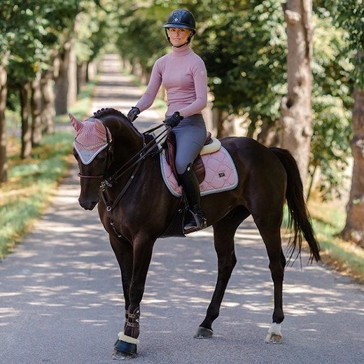 Equestrian Stockholm イヤーネット Dusty Pink - Flippan Riding Shop