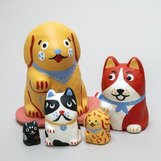 マリー・アセナ はりこーシカ 招き犬（パリィヌ）