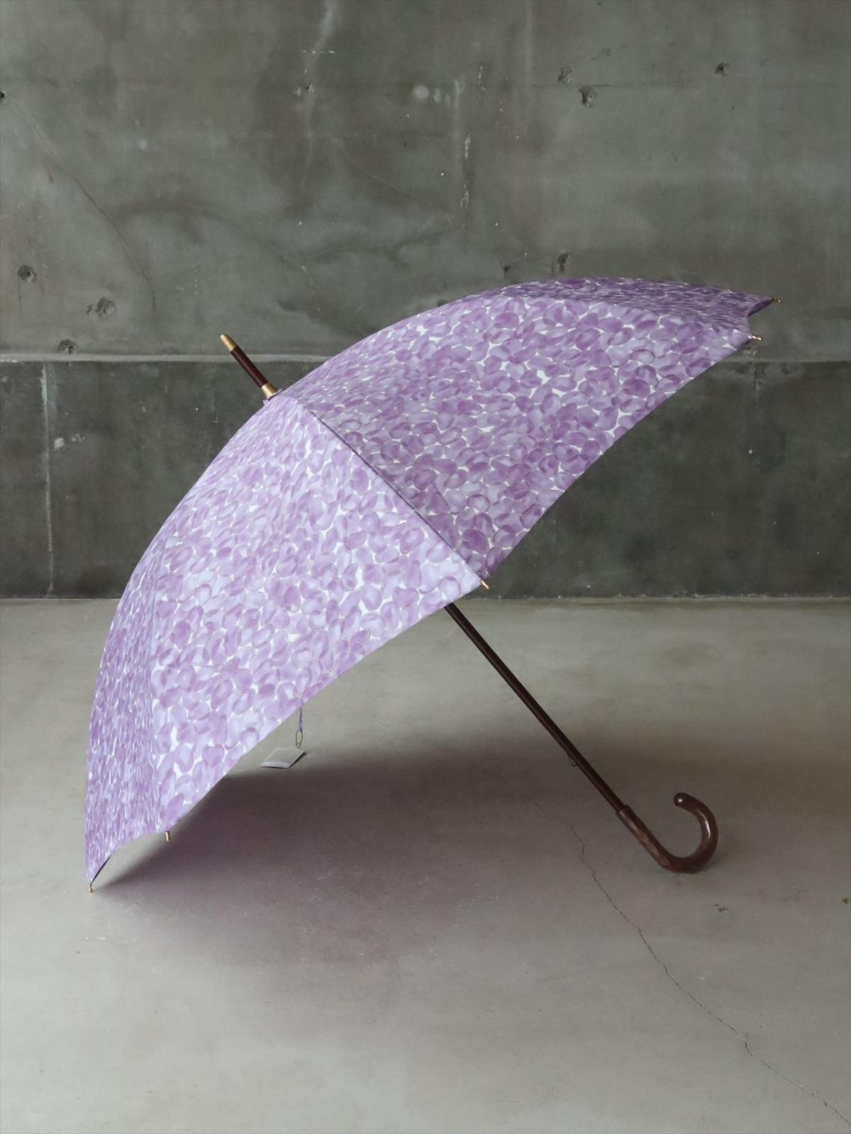 イイダ傘店 晴雨兼用傘 そらまめ紫