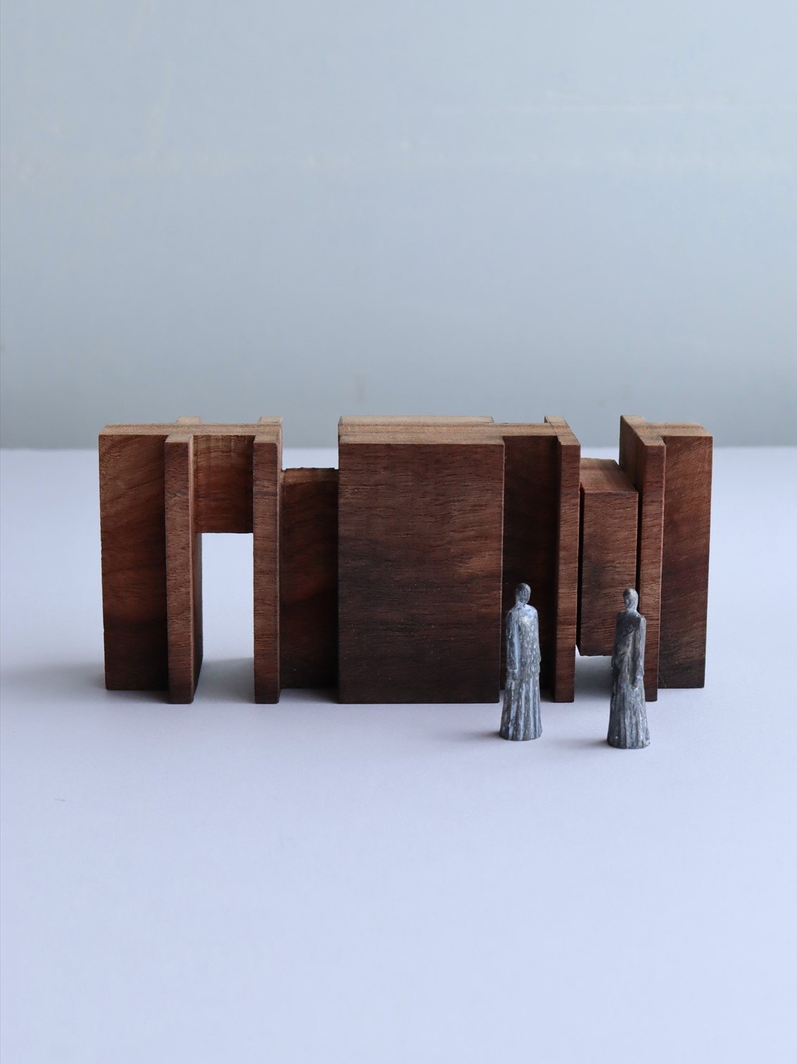 쥯ȥ˥ wood figure-mini &structure1