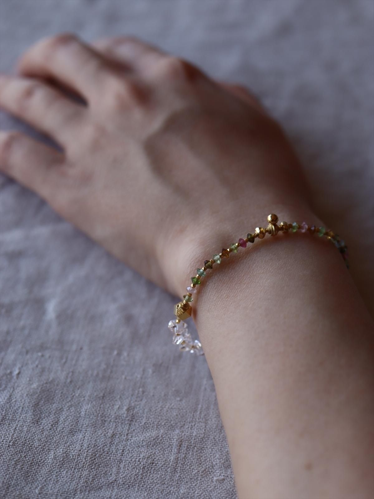 accessories mau ハーキマーsilverバングル
