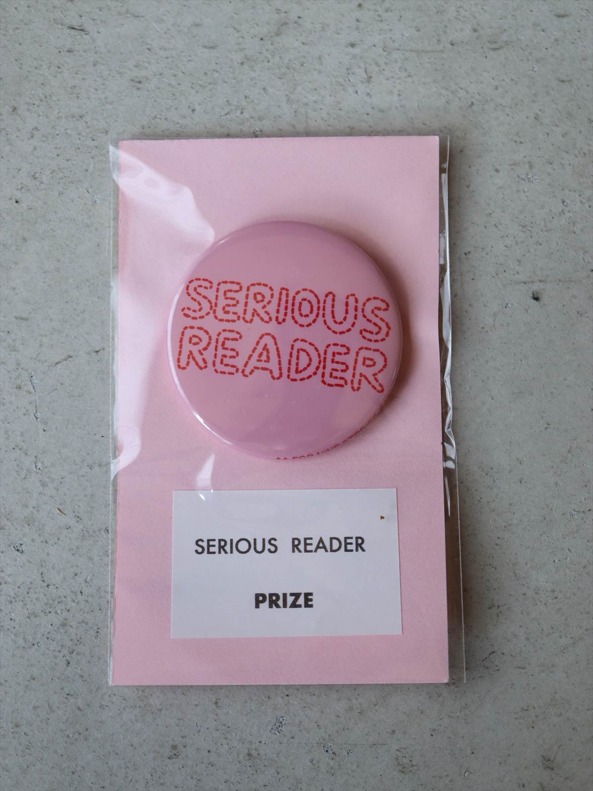 NINE STORIESSERIOUS READER PRIZE Хå pink