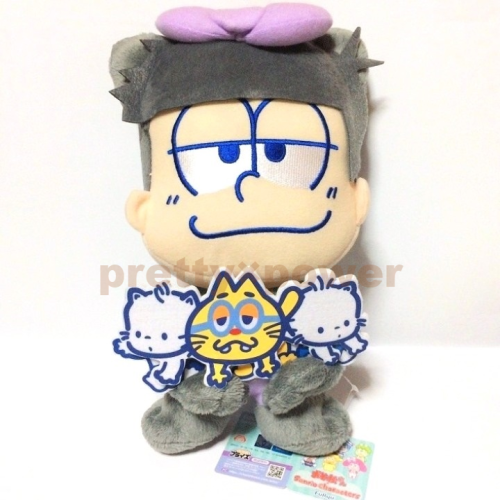 おそ松さん Sanrio Characters 一松 ニャニィニュニェニョン Bigぬいぐるみ Prettypower おそ松さん Sanrio Characters 一松 ニャニィニュニェニョン Bigぬいぐるみ Prettypower