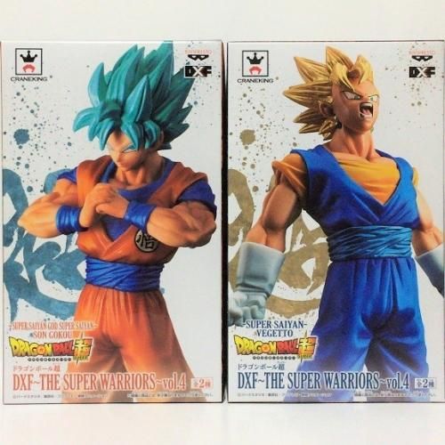 プライズ バンプレスト ドラゴンボール超 DXF THE SUPER WARRIORS vol.4 全2種セット 超サイヤ人ベジット  超サイヤ人ブルー孫悟空 - pretty×power