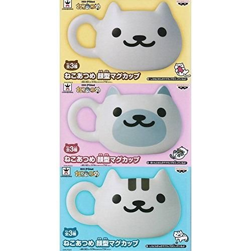 プライズ バンプレスト ねこあつめ 顔型マグカップ 全3種セット Pretty Power プライズ バンプレスト ねこあつめ 顔型マグカップ 全3種セット Pretty Power