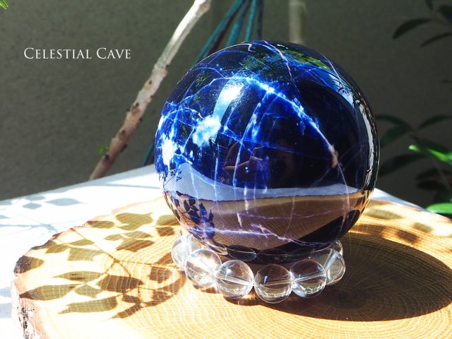 インペリアルソーダライト スフィア Celestial Crystal  Metaphysical Stones by Sanctuary