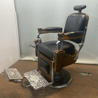 EC-815-16  大正時代の理容椅子　YOROZUYA　TOKYO　  （ＨＢ)