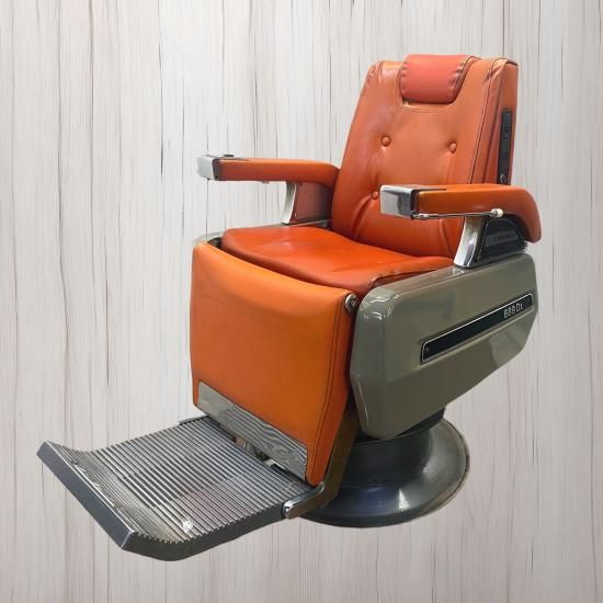 バーバーチェア　オレンジ色 バーバーチェア オレンジ色 【公式通販】