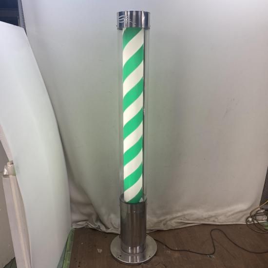 サインポール Amazon.co.jp: WDZD 88 cm サインポール、銀ストライプ床屋の