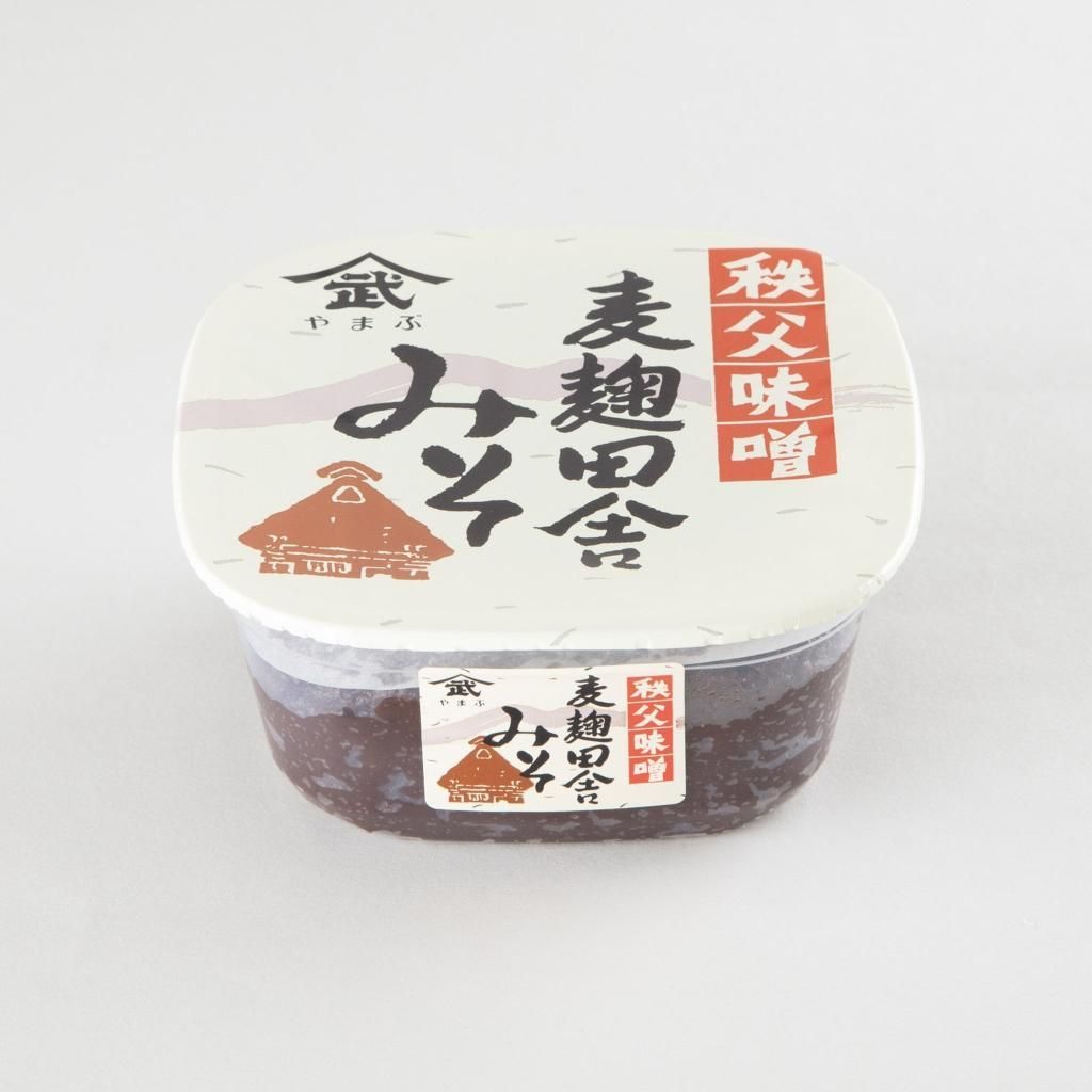 田舎みその田舎みそ （カップ詰 500g）｜伝統技と長期熟成の秩父の