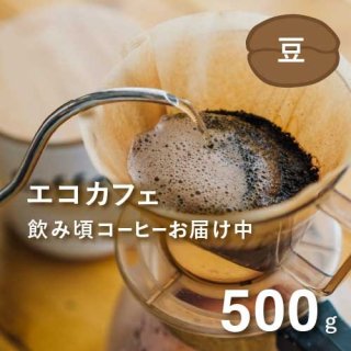 【ECO CAFE】 フェアトレードコーヒー 500g（豆）フェアトレード 農薬不使用 
