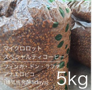 〈販売終了〉 マイクロロット・スペシャルティコーヒー 生豆 フィンカ・ドン・ラファ パチェ種 嫌気性発酵 5kg 農薬不使用