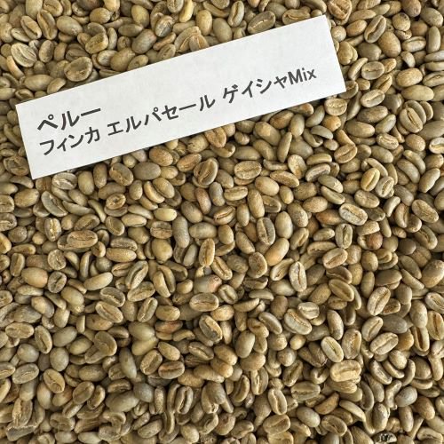 〈新豆・希少〉コーヒー生豆 マイクロロット・スペシャルティコーヒー ペルー  タカハシ ゲイシャ 種 (多品種混合ややあり) 500g  農薬不使用