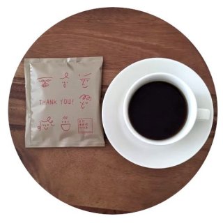 フェアトレードブレンドコーヒー ディップスタイルコーヒー Dip Style Coffee 12g×5杯分 農薬不使用 (クリアケース入り ＋50円)