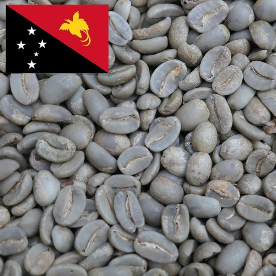 〈残りわずか〉 パプアニューギニア AX オカパ・ケカサ村 コーヒー生豆 1kg 農薬不使用