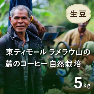〈2023年新豆〉コーヒー生豆 東ティモール レテフォホ アスイ・クライク集落 5kg  農薬不使用  (1キロあたり2,079円)