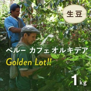 【販売終了】★無農薬コーヒー生豆★ ＜2020-2021年新豆＞ペルー カフェオルキデア 1kg