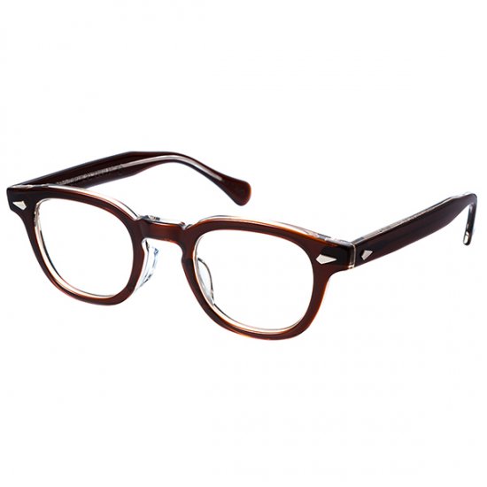 TART OPTICAL ARNEL（タート オプティカル アーネル） JD-04 42□23サイズ col.004 Brown clear  タート社の中でも人気の1950年代の形を再現 - D-Eye Online Store