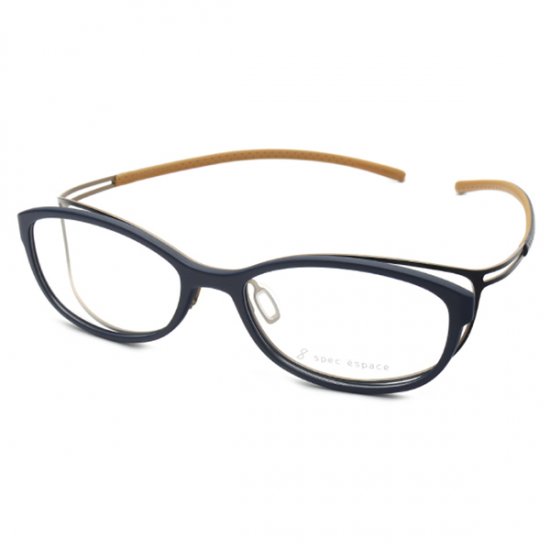 spec espace（スペックエスパス） メガネフレーム ES-2075 col.03 deep blue / light brown -  D-Eye Online Store