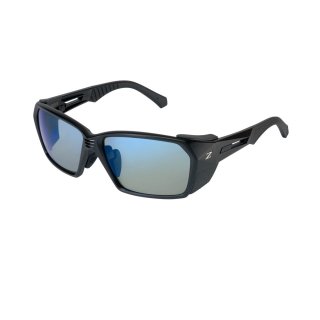 Zeque by ZEAL OPTICS LOOF (롼) TALEX (å) F-2040 MATTE BLACK  TRUEVIEW SPORTS / BLUE MIRROR