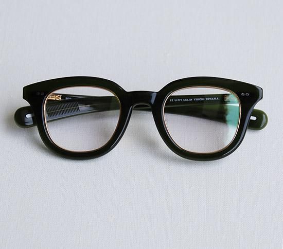 YUICHI TOYAMA. model. BER U-171 Col.04 Dark green / Gold - D
