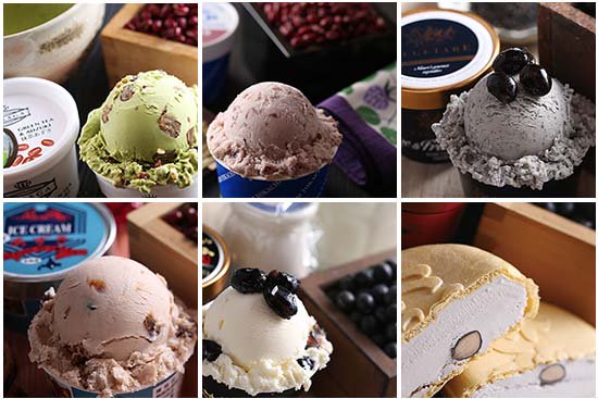 極上 あずきアイスクリーム 食べ比べ+アイスクリーム専用スプーン セット(6個+1本)【画像2】