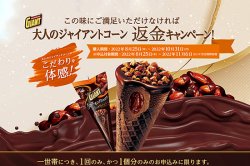 濃厚 チョコアイスクリーム 大人のジャイアントコーン返金キャンペーン！について、物申す