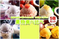 特別なセット（ギフト最適） 旬 ご当地果物アイスクリーム セット (5個セット)