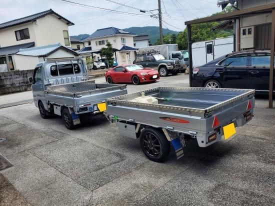 S500P S510P ハイゼット ブライトシルバーメタリック トレーラー