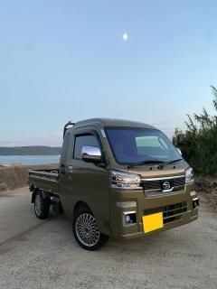 【特価！ダイハツハイゼット　オフビートカーキメタリック　あおり鳥居セット 】 S500P S510P ハイゼットジャンボ オフビートカーキメタリック