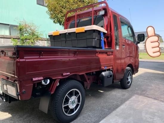 Bluefin ダイハツ ハイゼット (S500P/S510P) シルバー S500P S510P ハイゼット ブライトシルバーメタリック トレーラー