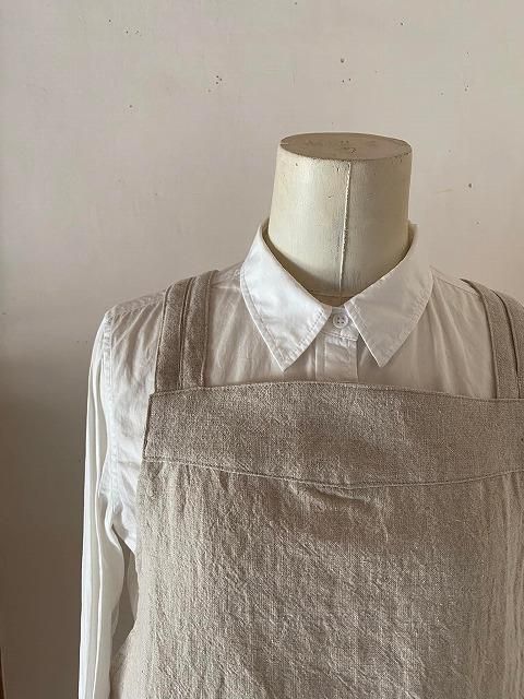 おとな丈エプロン（生成り） - Fu-ra