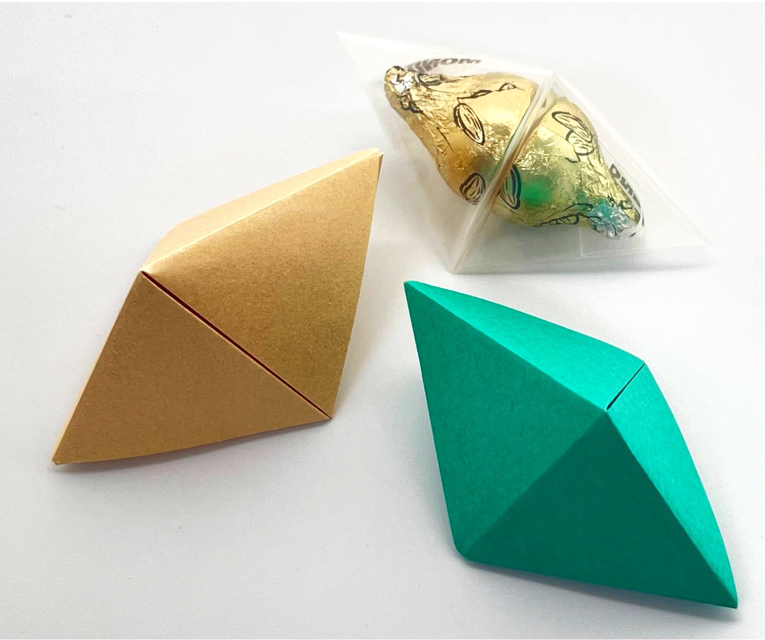 折り紙簡単ダイヤ3