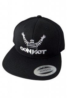 CONVICT　ベースボールキャップ　アイコン　BLACK 