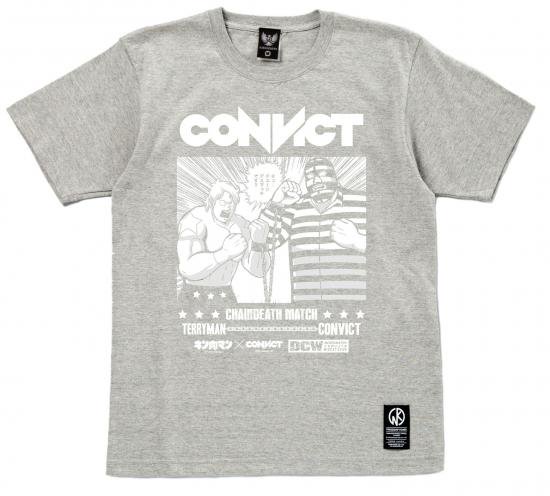 キン肉マン×CONVICT Tシャツ チェーンデスマッチ GRAY - CONVICT