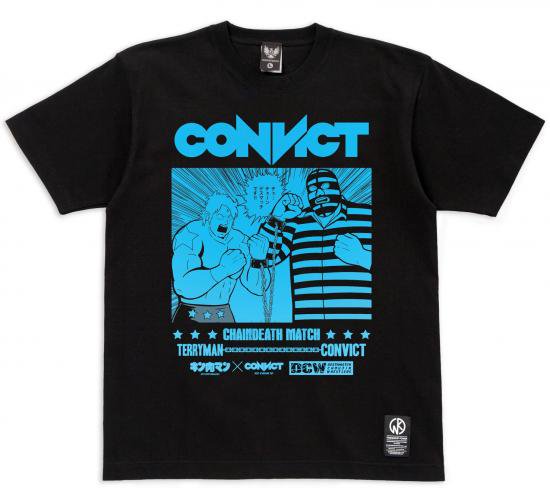 キン肉マン×CONVICT Tシャツ チェーンデスマッチ BLACK - CONVICT