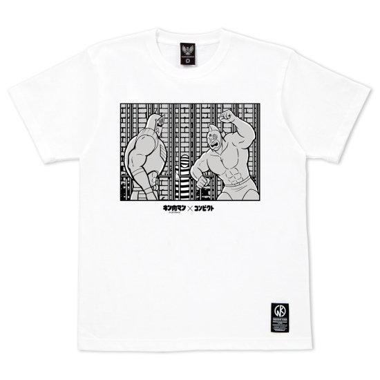 キン肉マン×CONVICT 7周年記念Tシャツ スグル＆ロビン WHITE - CONVICT