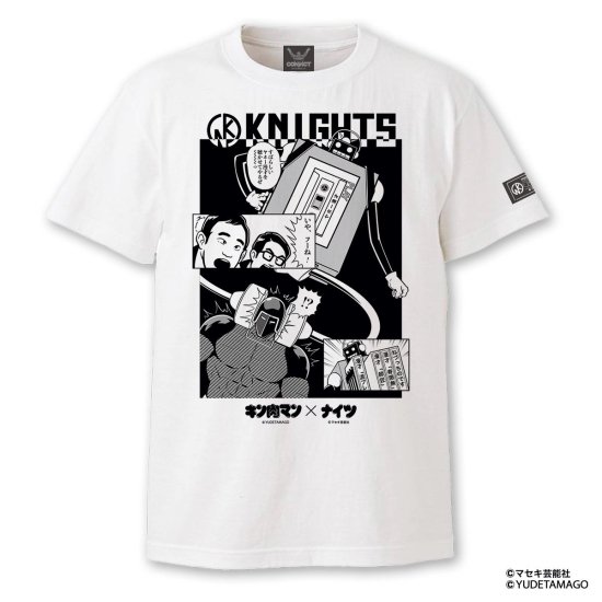 キン肉マン×ナイツ コラボレーションＴシャツ WHITE - CONVICT